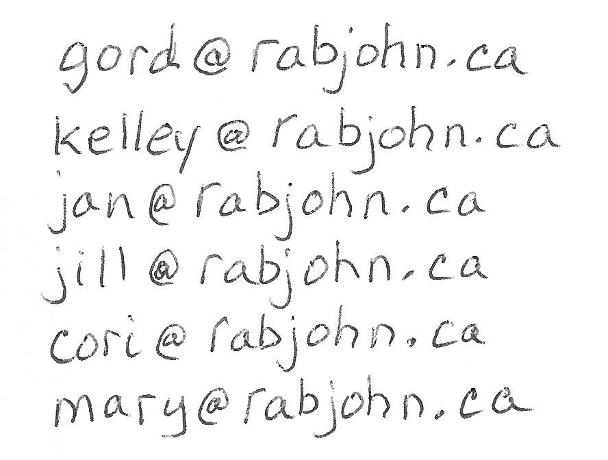 Rabjohn Family CoOntacts